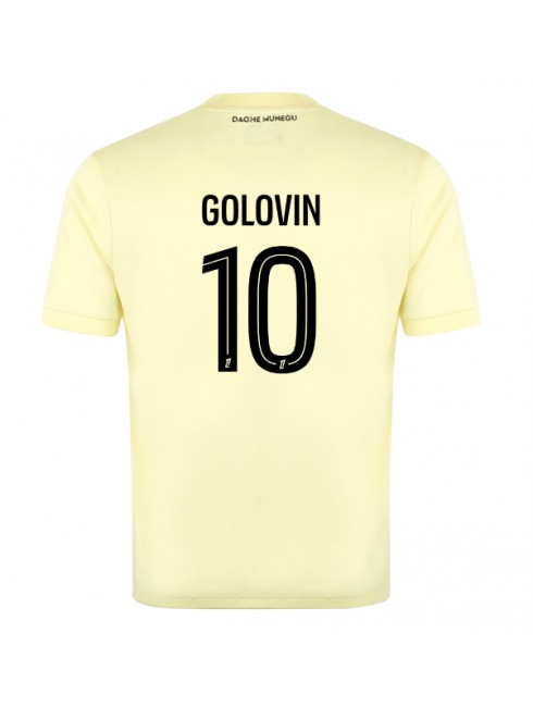 AS Monaco Aleksandr Golovin #10 Replika Tredje Kläder 2025-26 Kortärmad AS Monaco Aleksandr Golovin #10 Replika Tredje Kläder 2025-26 Kortärmad